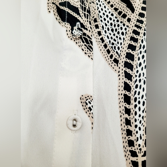 White House Black Marker Women's Business Office Gorgeous Blouse Buttons Small - Picture 6 of 16